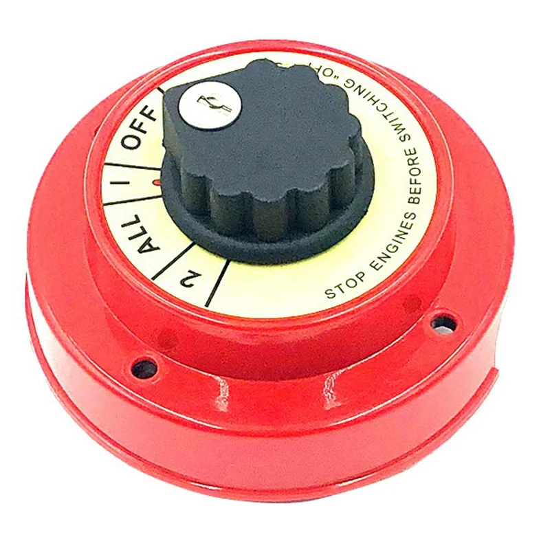Battery Disconnect Switch Master Isolator Battery Selector Switch for Marine Boat Car Truck Camper RV Trailer Engine
Battery Disconnect Switch Master Isolator Battery Selector Switch for Marine Boat Car Truck Camper RV Trailer Engine