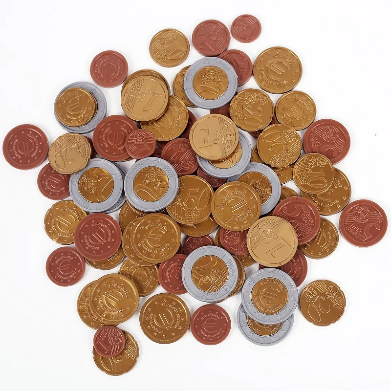SET OF 80 plastic EURO COINS / Play money NEW maths school Learning Resourc 1/2/5/10/20/50 cent & euro 1/2
SET OF 80 plastic EURO COINS / Play money NEW maths school Learning Resourc 1/2/5/10/20/50 cent & euro 1/2