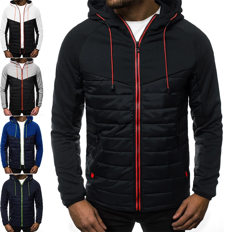New Casual Male Sweater Zipper Hooded Splicing Fashion Sweater Coat Men's Color Matching Cardigan Plus Size
New Casual Male Sweater Zipper Hooded Splicing Fashion Sweater Coat Men's Color Matching Cardigan Plus Size