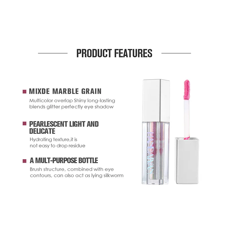 Eyeshadow Palette Professional Makeup Artist High Quality Cosmetics Pearlescent Liquid Eye Shadow Makeup Glittering Coloured New
Eyeshadow Palette Professional Makeup Artist High Quality Cosmetics Pearlescent Liquid Eye Shadow Makeup Glittering Coloured New