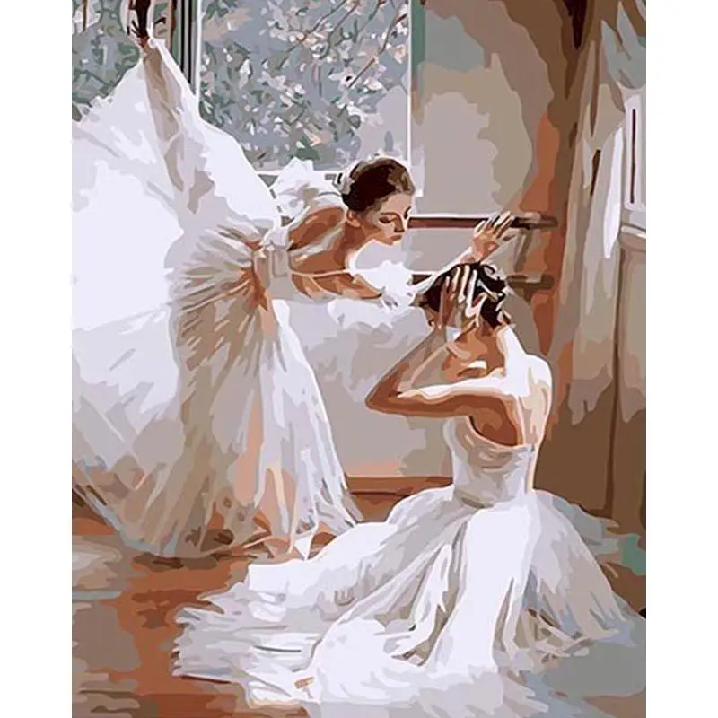 40×50cm Diy Ballet Digital Painting Canvas Character Painting Digital Hand-painted Frame DIY Gift Home Wall Decoration
40×50cm Diy Ballet Digital Painting Canvas Character Painting Digital Hand-painted Frame DIY Gift Home Wall Decoration