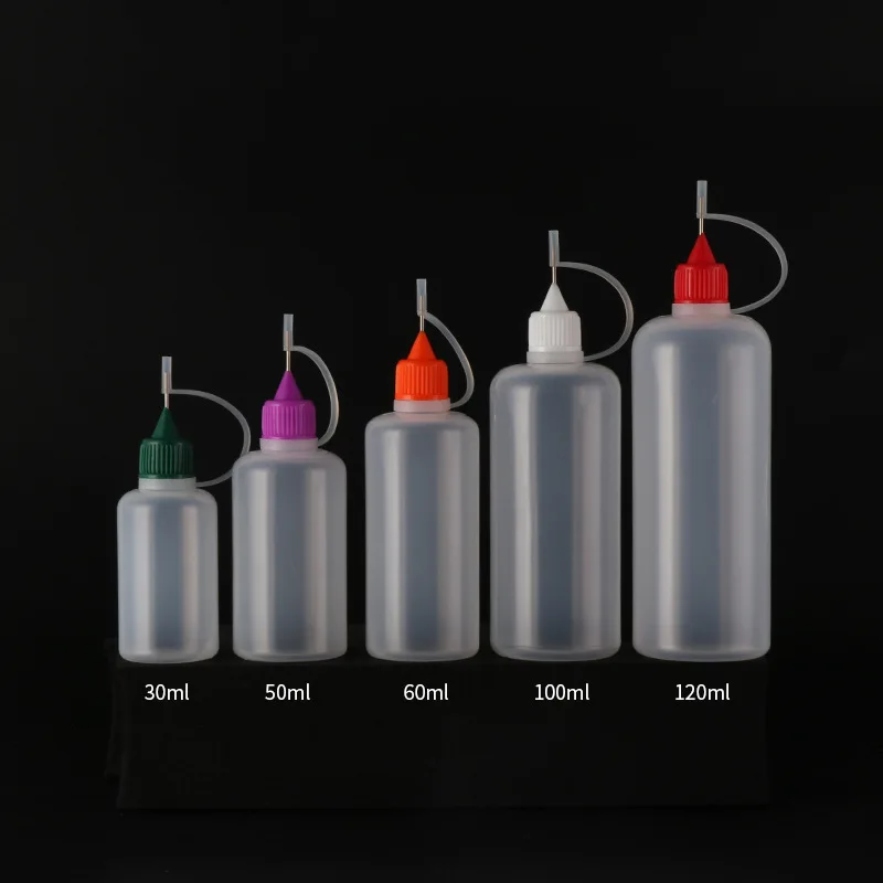 10Pcs 3ml 5ml 10ml 15ml 30ml 50ml 100ml 120ml Empty Plastic Squeezable Drop Bottles Liquid Dropper Needle Tip e juice Containers 
10Pcs 3ml 5ml 10ml 15ml 30ml 50ml 100ml 120ml Empty Plastic Squeezable Drop Bottles Liquid Dropper Needle Tip e juice Containers
