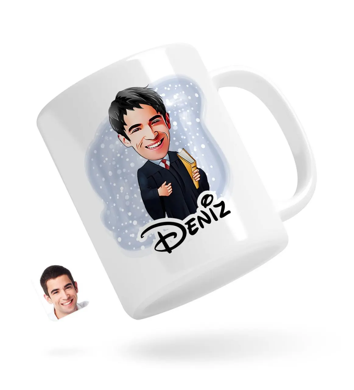 Персонализированные Для мужчин прокурора карикатура белая кружка Bardak-1
Персонализированные Для мужчин прокурора карикатура белая кружка Bardak-1