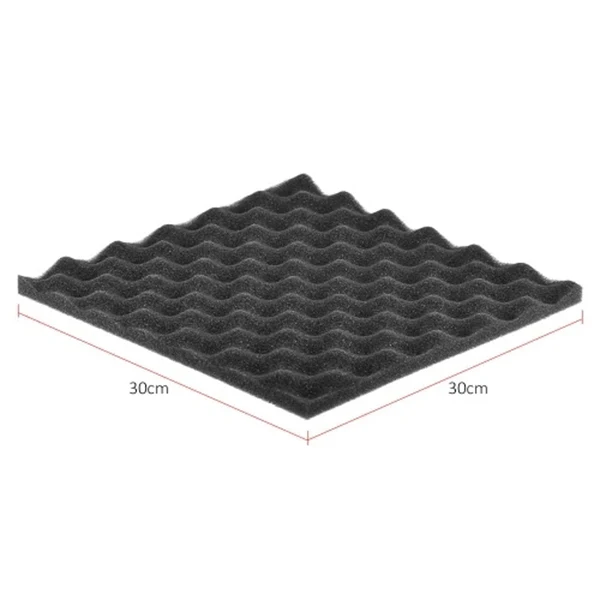 12 Pack Studio Acoustic Foams Panels Sound Insulation Foam 30x30cm
12 Pack Studio Acoustic Foams Panels Sound Insulation Foam 30x30cm