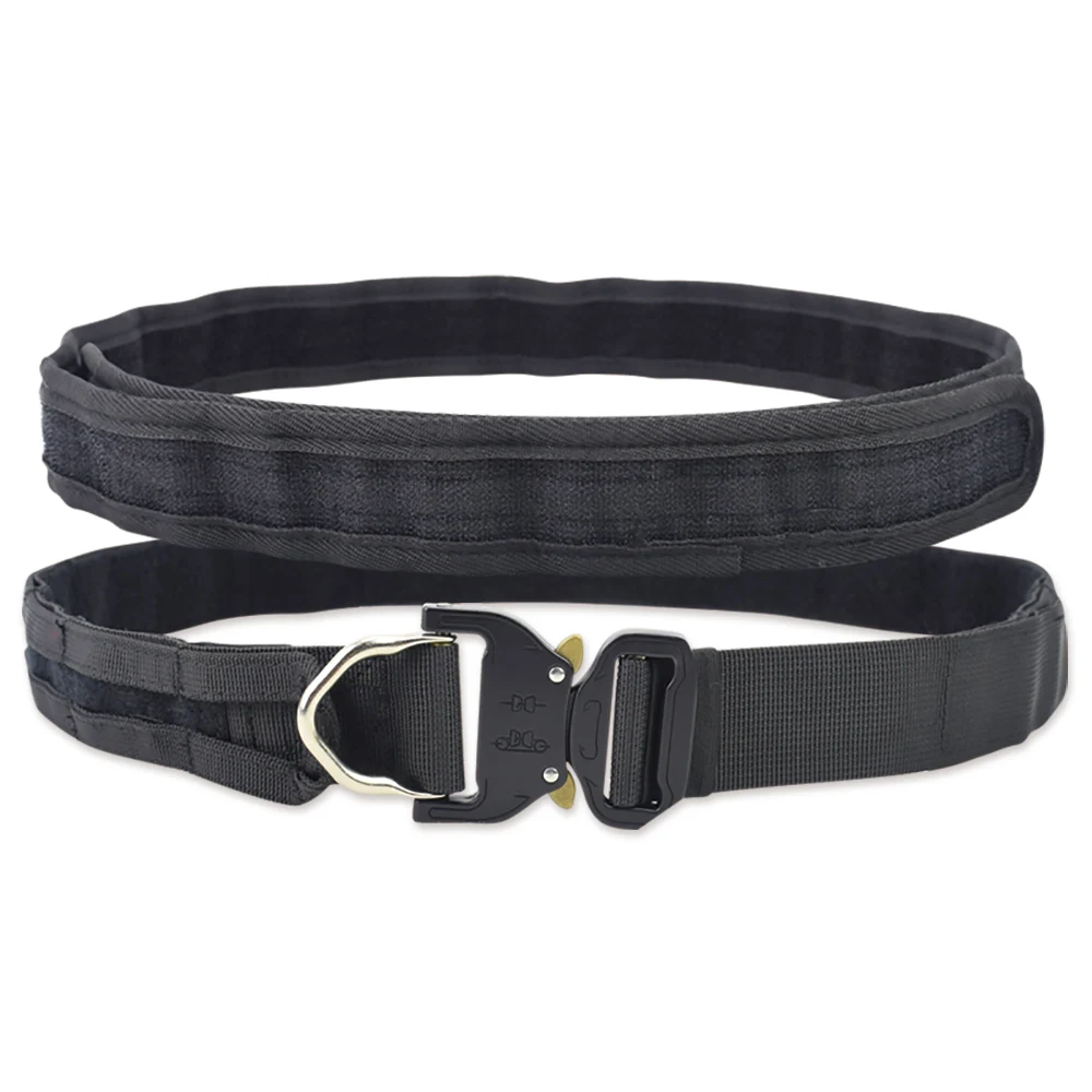 2 in 1 Military Tactical Belt Waist Support Hunting Accessories Double Layer Waistband Outdoor Heavy Duty Men Army Combat Belts
2 in 1 Military Tactical Belt Waist Support Hunting Accessories Double Layer Waistband Outdoor Heavy Duty Men Army Combat Belts