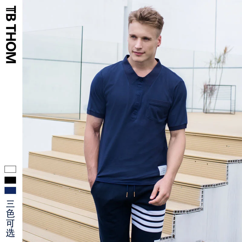 TB THOM men's v-neck short sleeve t-shirts with 3D embroidery botton summer casual t-shirts men cotton tees for male
TB THOM men's v-neck short sleeve t-shirts with 3D embroidery botton summer casual t-shirts men cotton tees for male