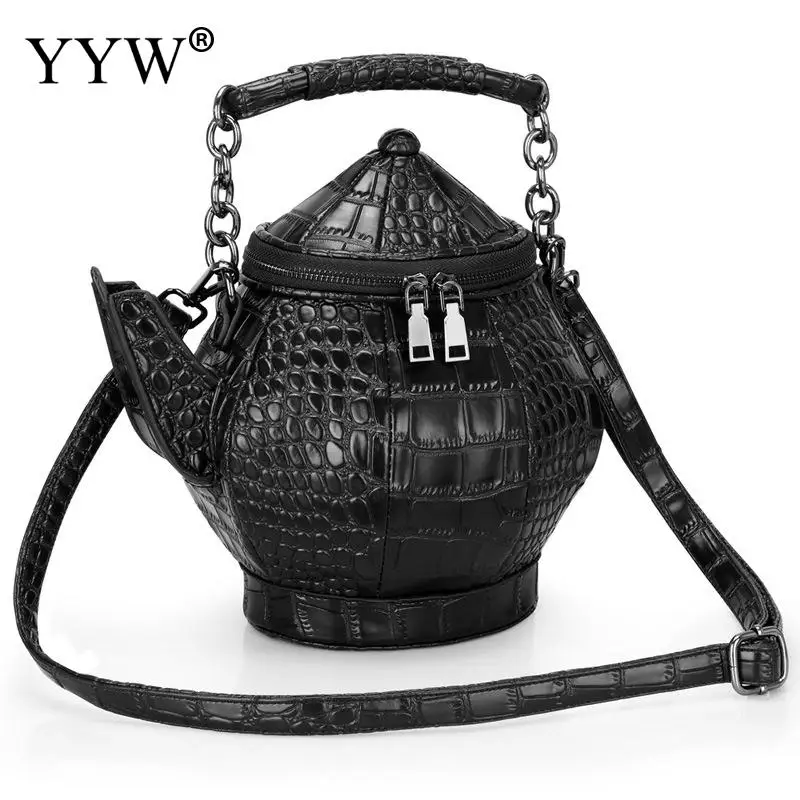 High Quality PU Leather Clutch Bag Womens Three Dimensional Teapot Shoulder Bags Handbags Women Crocodile Grain Vintage Pouch
High Quality PU Leather Clutch Bag Womens Three Dimensional Teapot Shoulder Bags Handbags Women Crocodile Grain Vintage Pouch