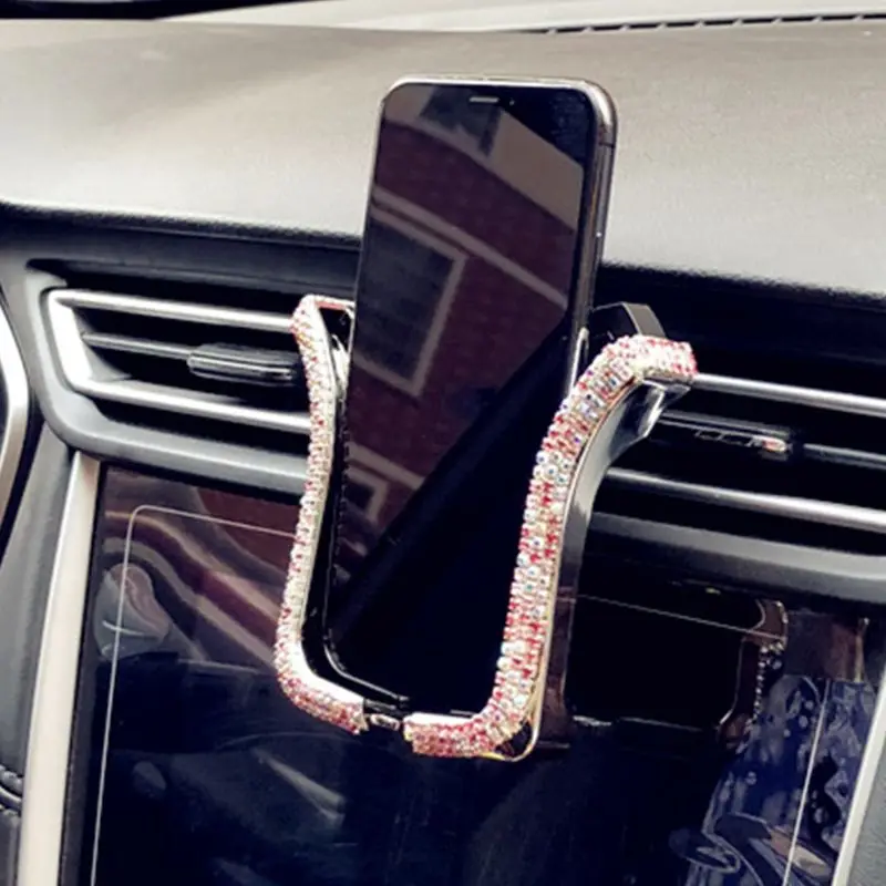 2022 New Universal Car Phone Holder With Bing Crystal Rhinestone Car Air Vent Mount Clip
2022 New Universal Car Phone Holder With Bing Crystal Rhinestone Car Air Vent Mount Clip