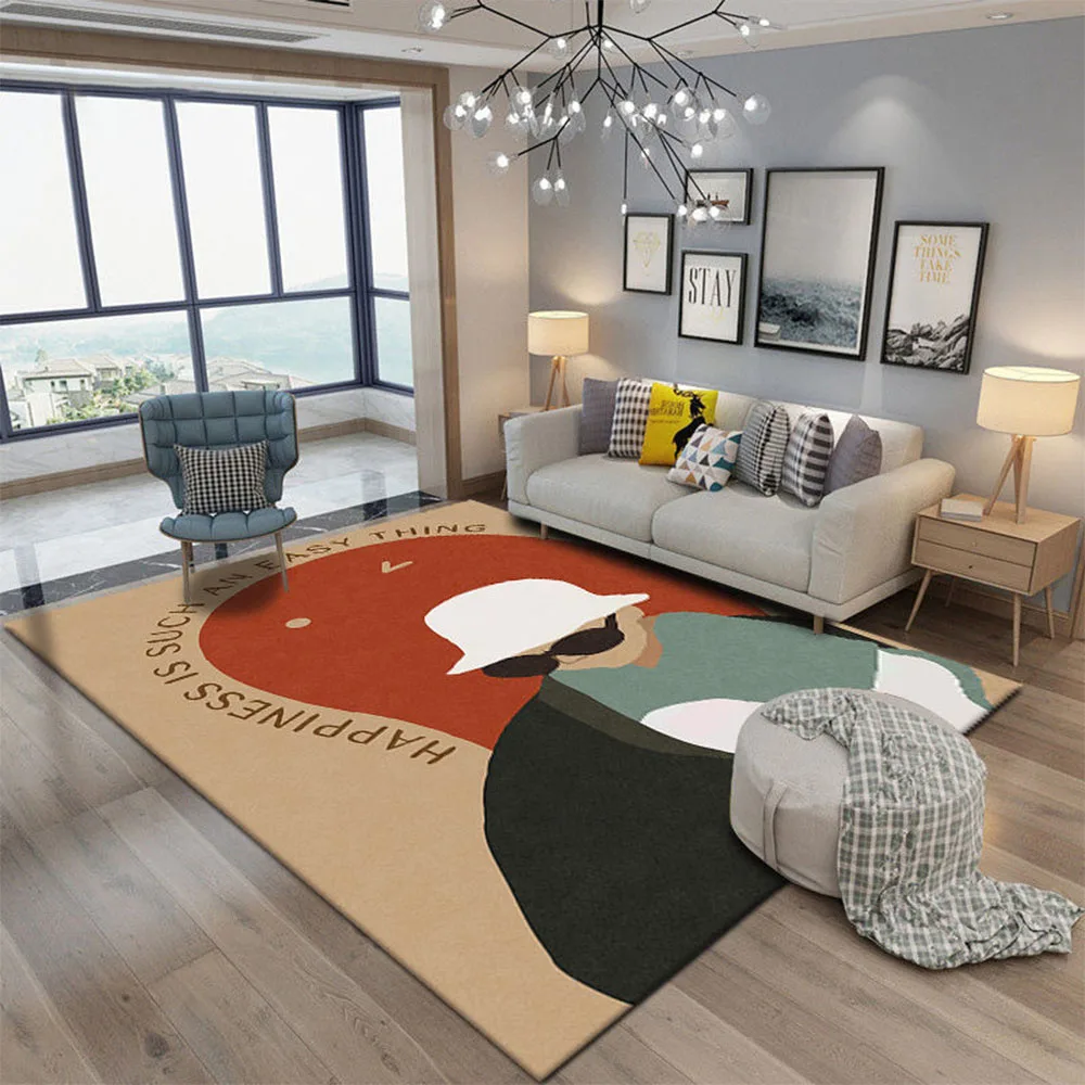 Modern Minimalist Homestay Style Carpet Living Room Bedroom Sofa Coffee Table Non-Slip Mats For Home Decoration
Modern Minimalist Homestay Style Carpet Living Room Bedroom Sofa Coffee Table Non-Slip Mats For Home Decoration