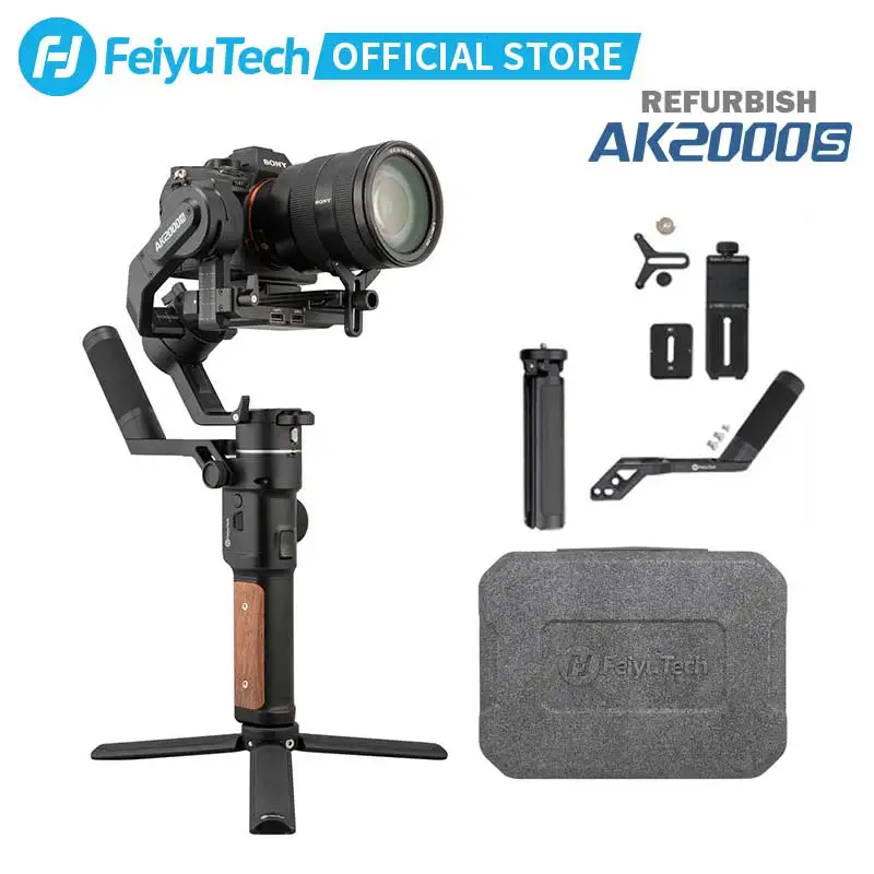 FeiyuTech Used Refurbished AK2000S AK2000C DSLR Camera Gimbal Stabilizer Handheld fit for Sony CANON Camera 2.2 kg Payload
FeiyuTech Used Refurbished AK2000S AK2000C DSLR Camera Gimbal Stabilizer Handheld fit for Sony CANON Camera 2.2 kg Payload