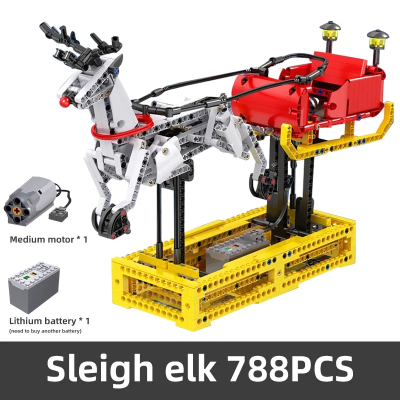 MOULD KING Building Blocks Creative Toys The Christmas Santa Reindeer Sleigh Assembly Bricks Kids Educational Toy Christmas Gift
MOULD KING Building Blocks Creative Toys The Christmas Santa Reindeer Sleigh Assembly Bricks Kids Educational Toy Christmas Gift