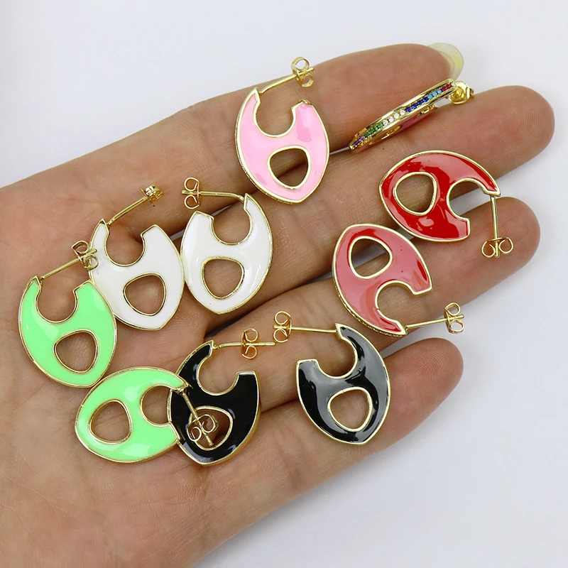 5 Pairs Enamel Stud earrings Colorful Enamel colorful earrings Fashion Stud earrings jewelry Drop earrings for women 51497
5 Pairs Enamel Stud earrings Colorful Enamel colorful earrings Fashion Stud earrings jewelry Drop earrings for women 51497