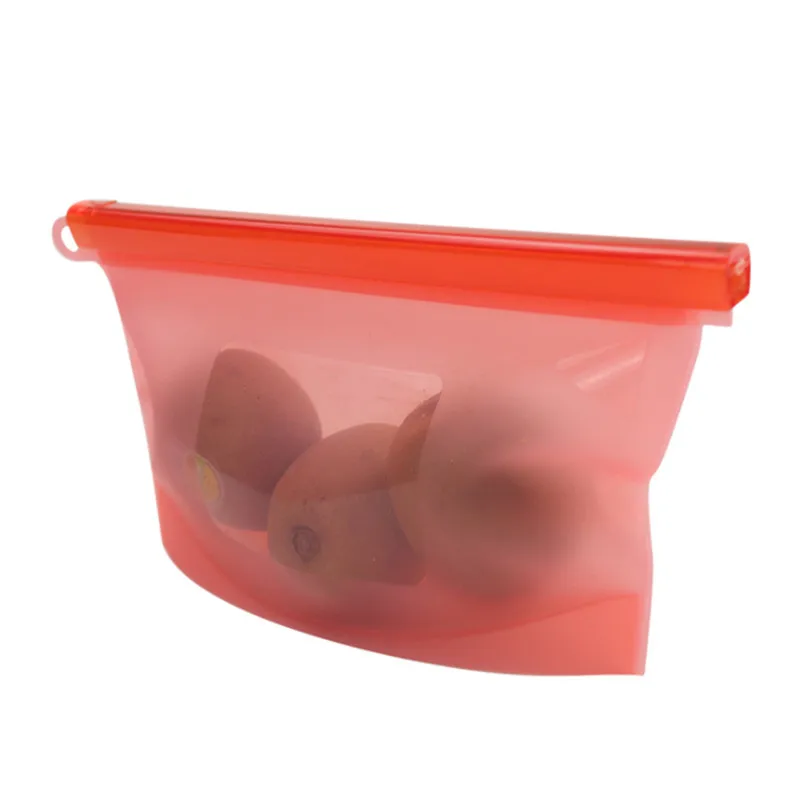 500ml Silicone Food Bag Reusable Fresh-keeping Bag Fruit and Vegetable Sealed Bag Leak-proof Food Storage Ziplock Bag
500ml Silicone Food Bag Reusable Fresh-keeping Bag Fruit and Vegetable Sealed Bag Leak-proof Food Storage Ziplock Bag