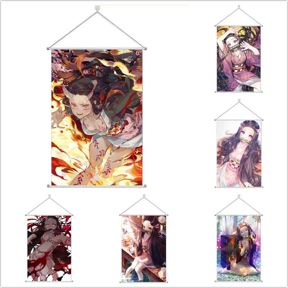 Demon Slayer Kamado Nezuko Alloy Scroll Cartoon Comic Scroll Hanging Wall Decor
Demon Slayer Kamado Nezuko Alloy Scroll Cartoon Comic Scroll Hanging Wall Decor