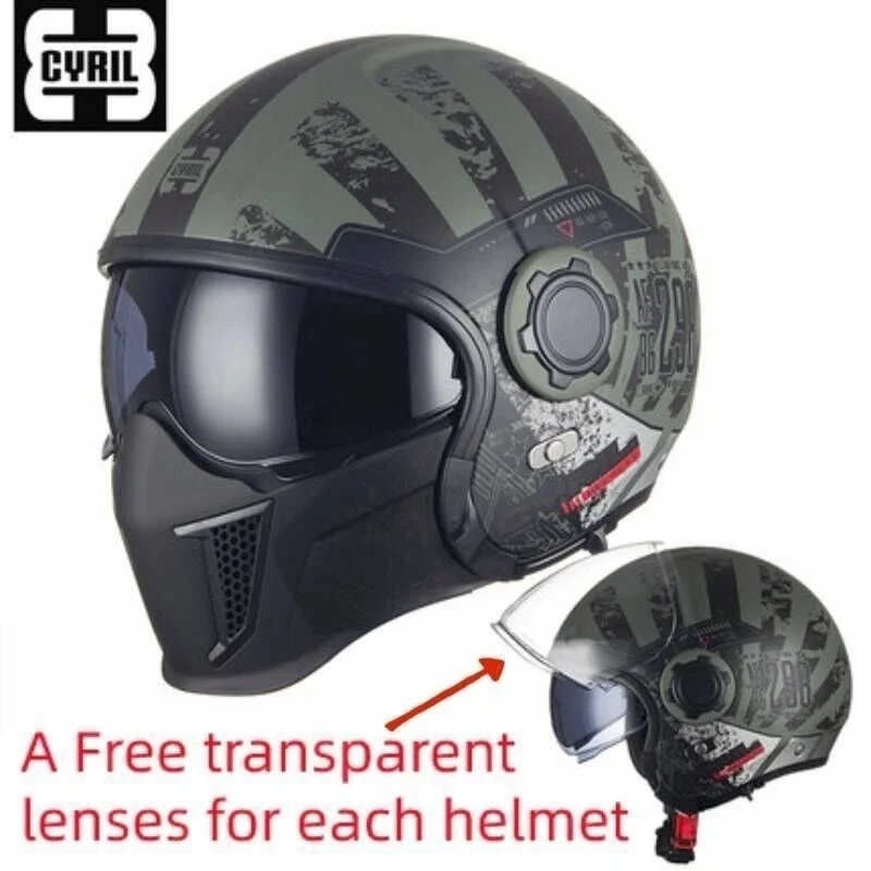 Men Double Lens Motorcycle Helmet Modular Dual Visors Motorcross Off-road Helmet Open Full Face Motocross Helmet for Adult
Men Double Lens Motorcycle Helmet Modular Dual Visors Motorcross Off-road Helmet Open Full Face Motocross Helmet for Adult
