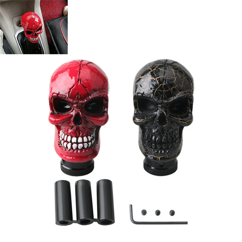 Newly Manual Gear Shift Knob Aluminum Alloy Skull Head Gear Knob Personalized Car Accessories Easy Installation
Newly Manual Gear Shift Knob Aluminum Alloy Skull Head Gear Knob Personalized Car Accessories Easy Installation