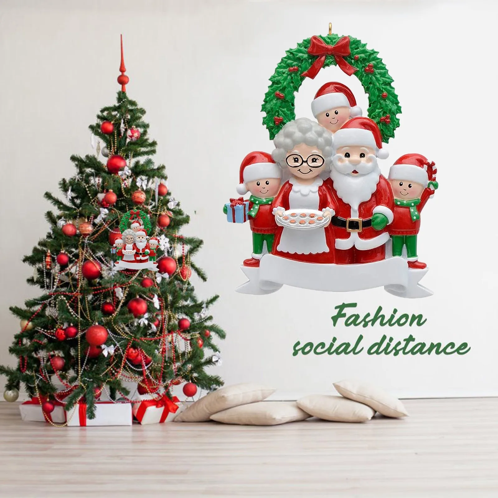 1pc Personalized Family Christmas Tree Ornament Pendant Home Paty Decoration Reindeer Family 2-6 People Xmas 2021 Navidad
1pc Personalized Family Christmas Tree Ornament Pendant Home Paty Decoration Reindeer Family 2-6 People Xmas 2021 Navidad