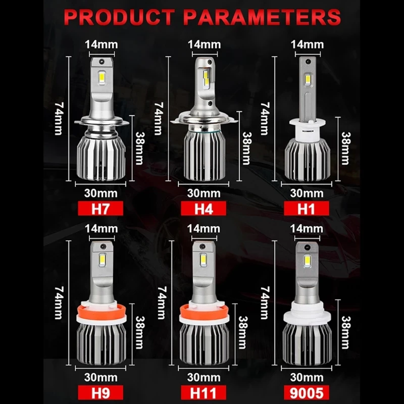 U6 Car Lights LED H4 20000LM 9012 HIR2 H1 H7 H11 9005 9006 LED Lamp for Car Headlight Bulbs Highlight Integration Auto Headlamps
U6 Car Lights LED H4 20000LM 9012 HIR2 H1 H7 H11 9005 9006 LED Lamp for Car Headlight Bulbs Highlight Integration Auto Headlamps