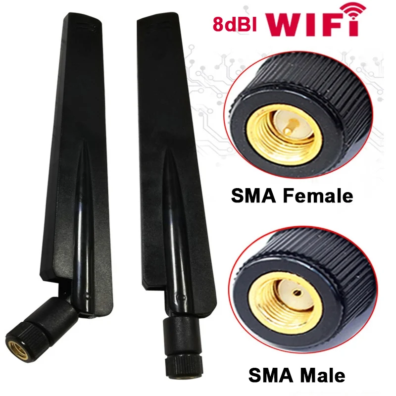 5G 8dBI SMA Connector Wi-Fi Antenna WiFi Wireless Network Card High Speed Receiver Adapter Router Antena For Laptop PC Computer
5G 8dBI SMA Connector Wi-Fi Antenna WiFi Wireless Network Card High Speed Receiver Adapter Router Antena For Laptop PC Computer