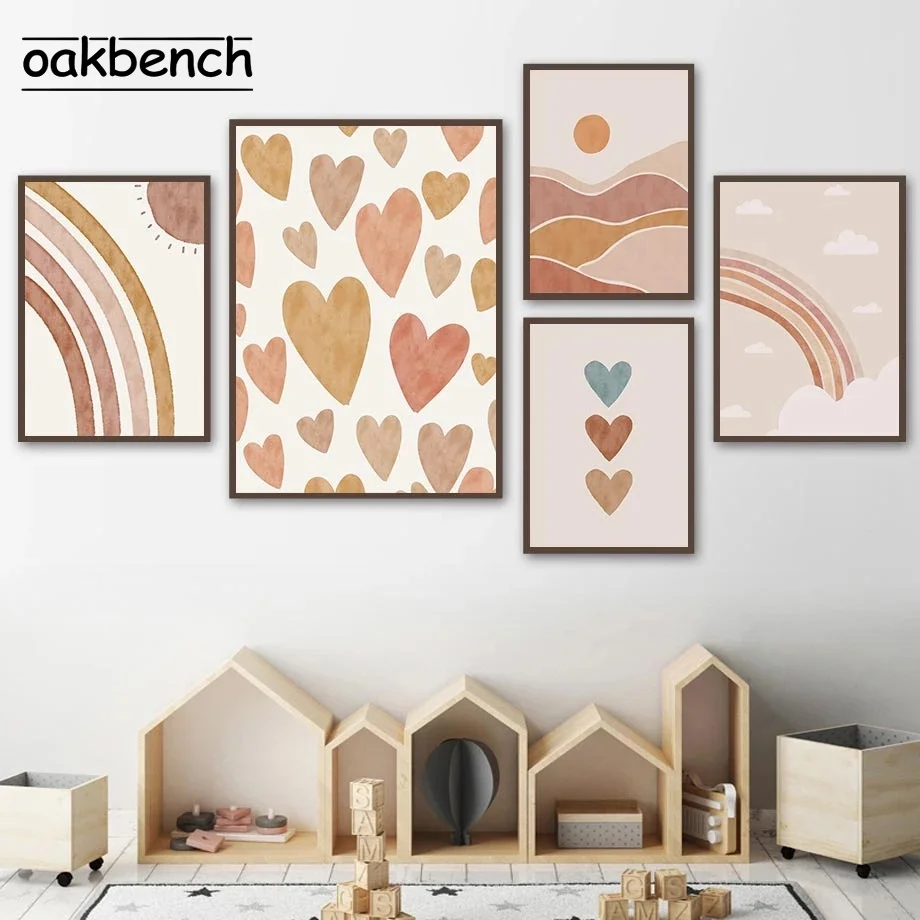 Rainbow Sun Canvas Painting ABC Alphabet Poster Heart Art Prints Boho Posters Nursery Print Nordic Wall Pictures Baby Room Decor
Rainbow Sun Canvas Painting ABC Alphabet Poster Heart Art Prints Boho Posters Nursery Print Nordic Wall Pictures Baby Room Decor