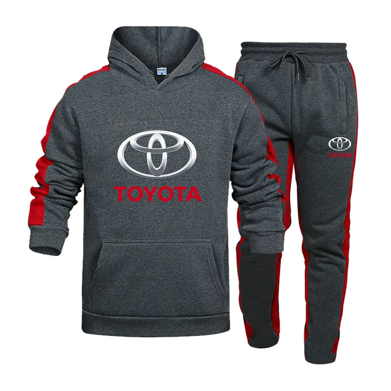 New Spring Autumn Men Toyota Car Logo Hoodies Suit Fashion Casual Tracksuit Mens Sports Set Two Piece Stripe Hoodie Pant suit
New Spring Autumn Men Toyota Car Logo Hoodies Suit Fashion Casual Tracksuit Mens Sports Set Two Piece Stripe Hoodie Pant suit