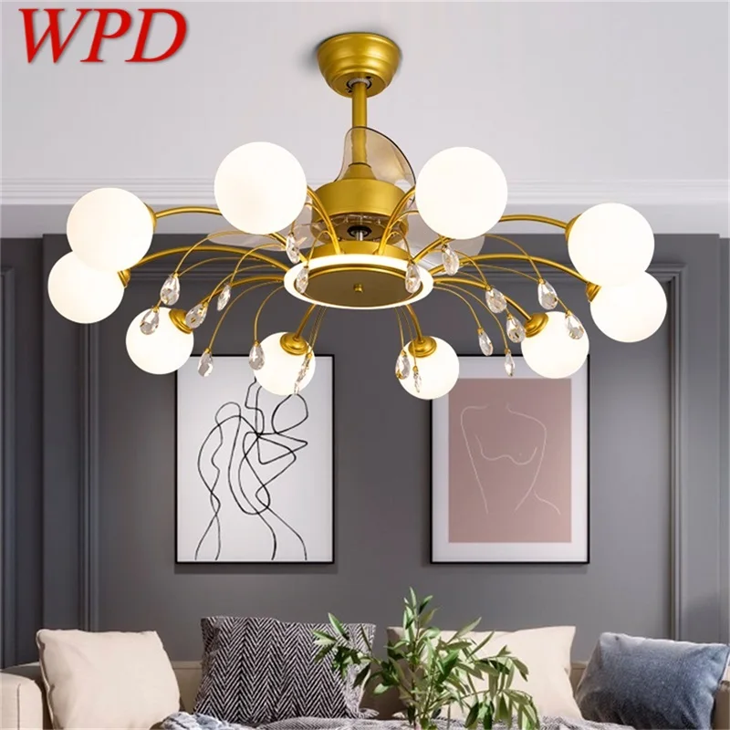 WPD Nordic Ceiling Fan with Lights Modern Branch LED Lighting Remote Control for Home Dining Room
WPD Nordic Ceiling Fan with Lights Modern Branch LED Lighting Remote Control for Home Dining Room