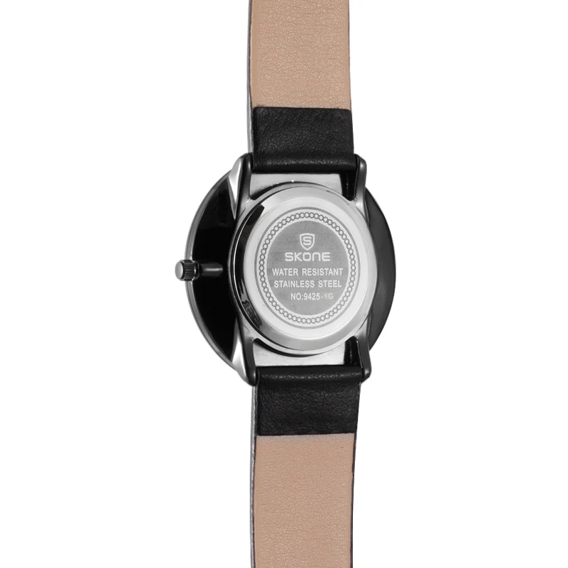 Часы наручные Skone Мужские кварцевые с большим циферблатом роскошные брендовые