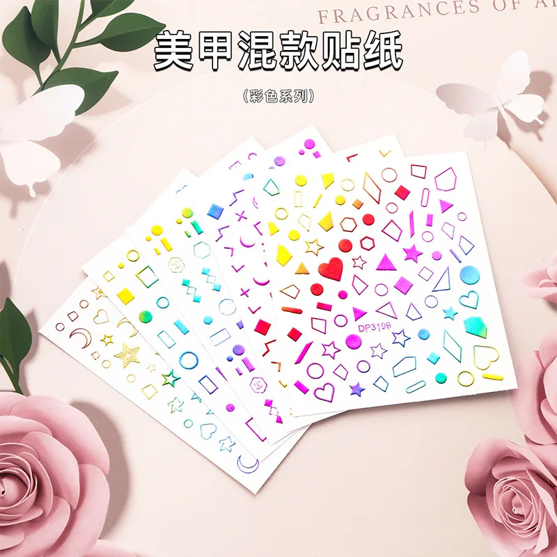 Colorful Moon Star Planet 3D Nail Adhesive Sticker Geometry Round Cube Sliders Constellation Galaxy Nails Art Decoration Tip
Colorful Moon Star Planet 3D Nail Adhesive Sticker Geometry Round Cube Sliders Constellation Galaxy Nails Art Decoration Tip