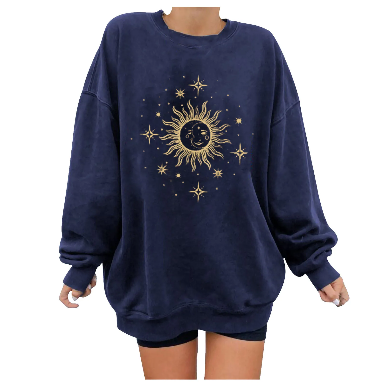 Moon Star Women Hoodies Bottoming Cotton Thickening Winter Lady Sweatshirt Long Sleeve Casual Western Style Girl Pullover Shirt
Moon Star Women Hoodies Bottoming Cotton Thickening Winter Lady Sweatshirt Long Sleeve Casual Western Style Girl Pullover Shirt