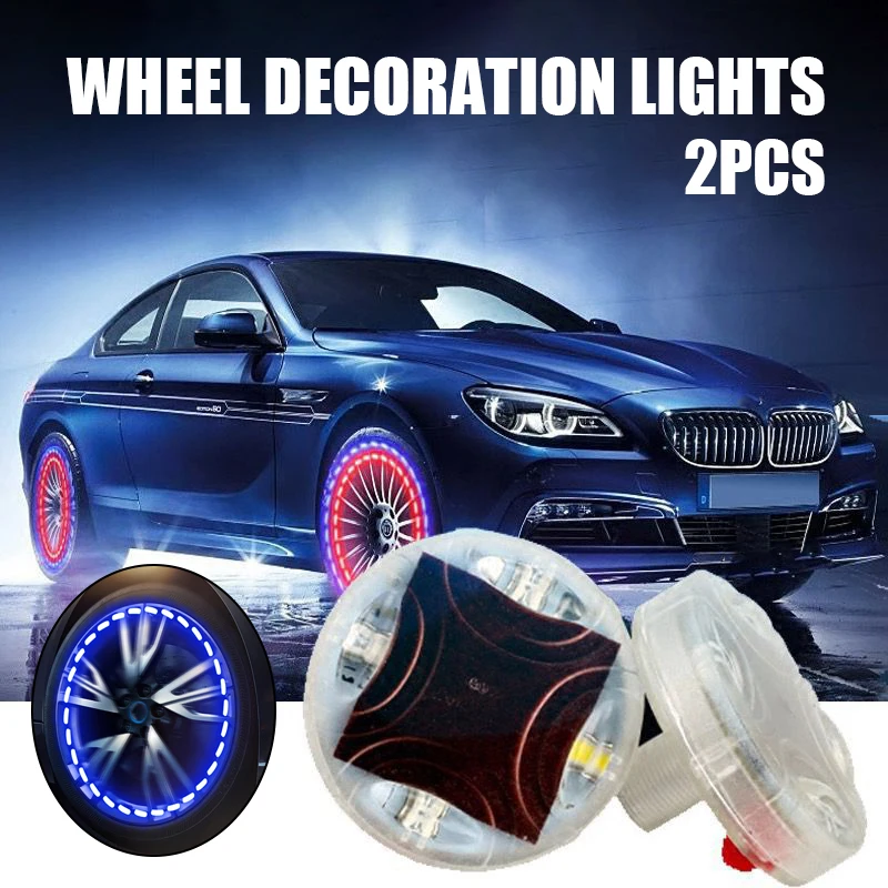 2pcs Solar Energy Car Led Lights Auto Wheel Tire Neon Daytime Running Lamp Motion Activateds External Decor Автомобильные Товары 
2pcs Solar Energy Car Led Lights Auto Wheel Tire Neon Daytime Running Lamp Motion Activateds External Decor Автомобильные Товары