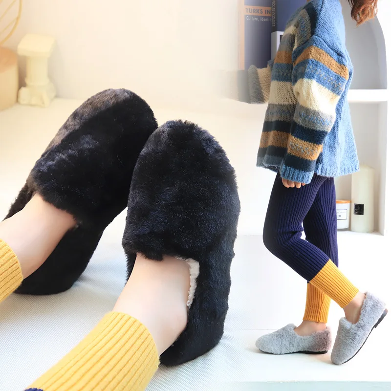 KushyShoo Girls Cotton-padded Shoes 2020 New Winter Children's Cotton Warm Slippers Solid Fur Baby Shoes Soft Sold Kids Shoes
KushyShoo Girls Cotton-padded Shoes 2020 New Winter Children's Cotton Warm Slippers Solid Fur Baby Shoes Soft Sold Kids Shoes