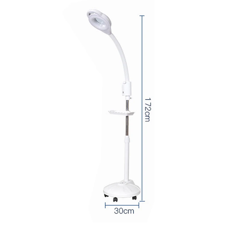Beauty Salon Makeup Lamp LED Cold Magnifying Glass Tattoo Manicure EYE Shadowless Floor | Освещение