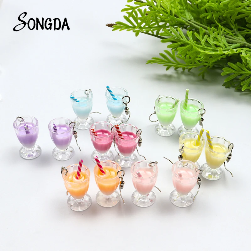 Fruit Juice Cup Bottle Dangle Earrings for Women Simulation Straw Milk Tea Cup Drop Earrings Charms DIY Jewelry Accessories Gift
Fruit Juice Cup Bottle Dangle Earrings for Women Simulation Straw Milk Tea Cup Drop Earrings Charms DIY Jewelry Accessories Gift