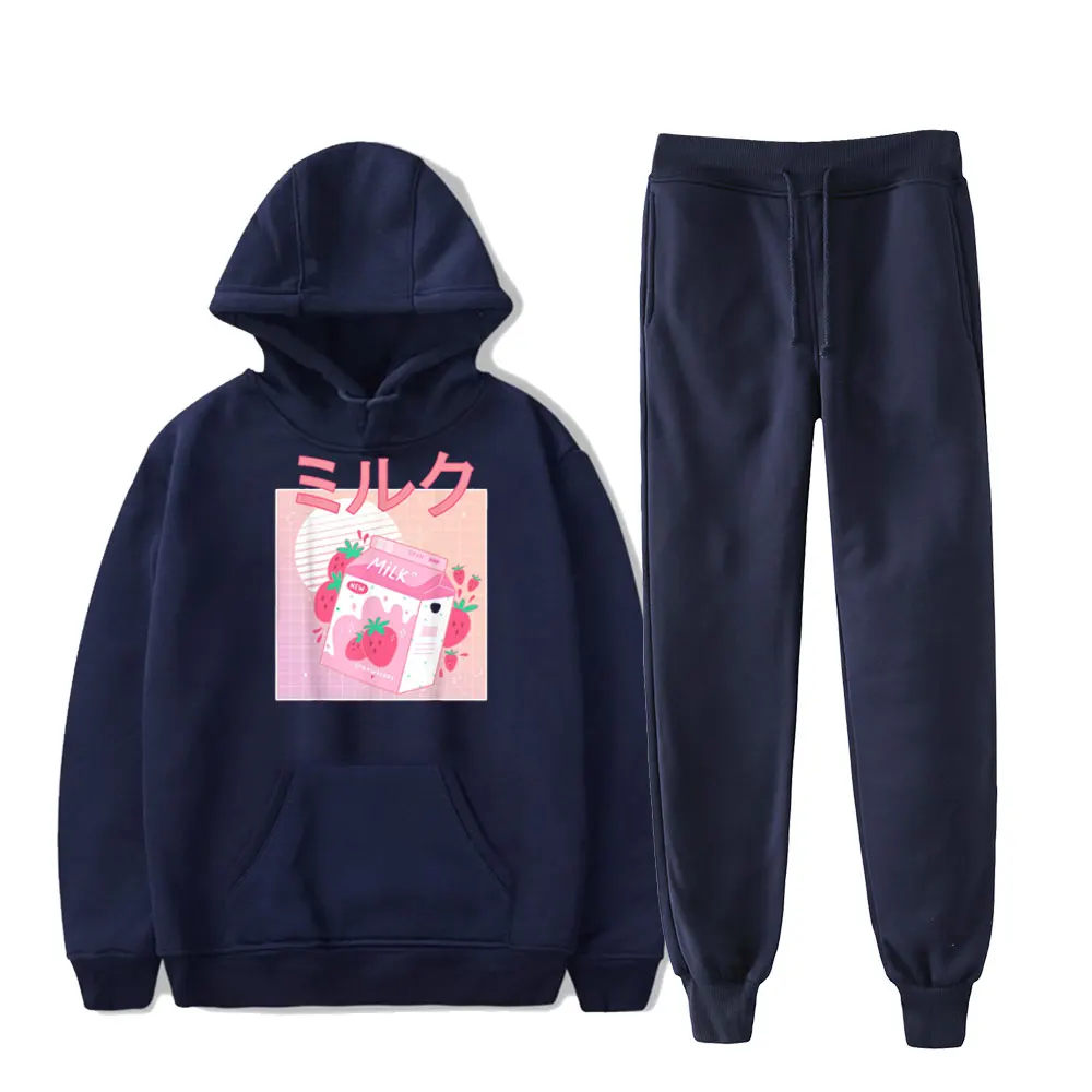 GeorgeNotFound Strawberry Milk Harajuku Casual Men Women Pullovers Hoodie tracksuit suit 2 pieces sets hoody + pants sweatshirt
GeorgeNotFound Strawberry Milk Harajuku Casual Men Women Pullovers Hoodie tracksuit suit 2 pieces sets hoody + pants sweatshirt