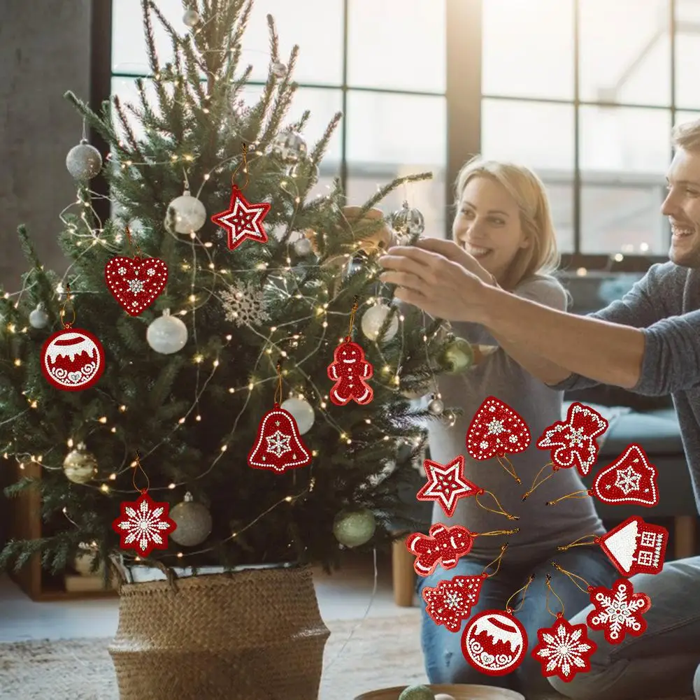 5/8/10pcs DIY Full Drills Diamond Painting Special Shape Christmas Tree Pendant Hanging Ornament Christmas Decoration
5/8/10pcs DIY Full Drills Diamond Painting Special Shape Christmas Tree Pendant Hanging Ornament Christmas Decoration