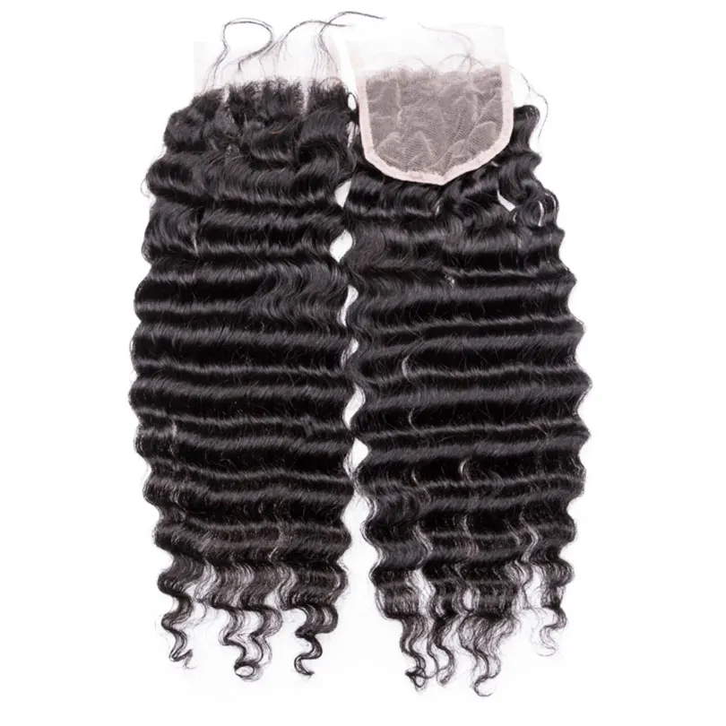 Deep Wave HD Lace Closures Free Part 5x5 Closure with Baby Hair Hidden Knots Natural Color Brazilian Hairs
Deep Wave HD Lace Closures Free Part 5x5 Closure with Baby Hair Hidden Knots Natural Color Brazilian Hairs