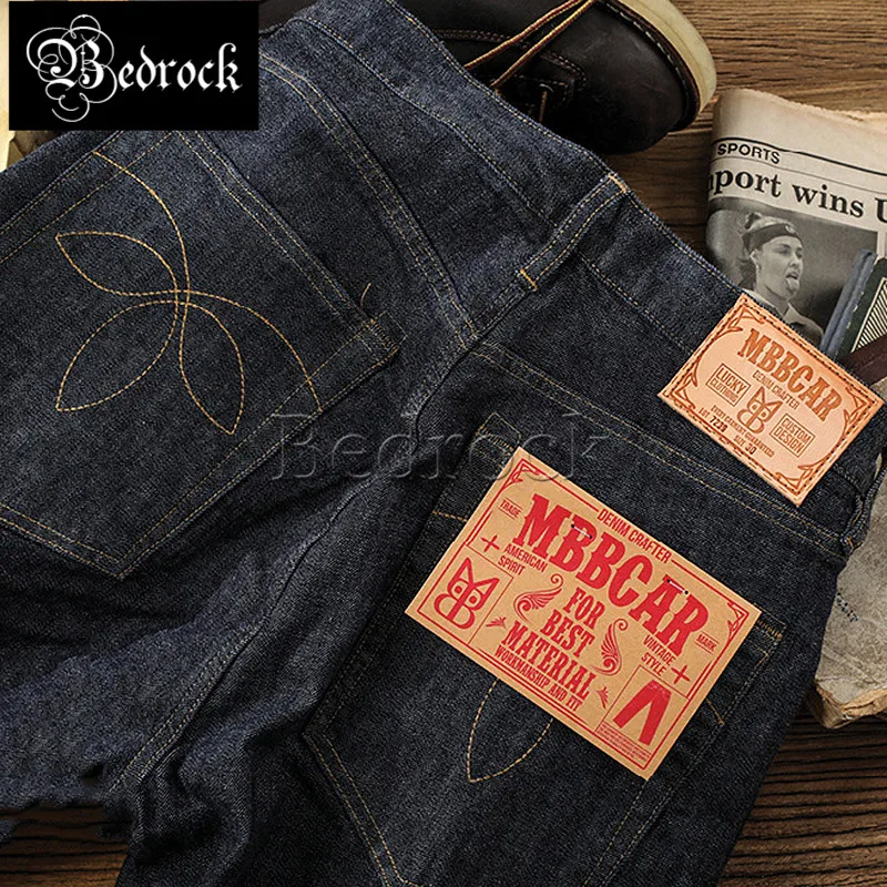 MBBCAR 14OZ casual pocket flower Straight denim pants washed blue tiny stretch red line denim jeans men Button Open Front 7239
MBBCAR 14OZ casual pocket flower Straight denim pants washed blue tiny stretch red line denim jeans men Button Open Front 7239