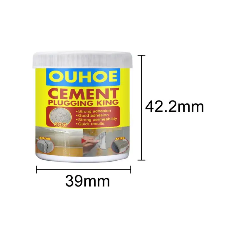 1PC Strong Cement Plugging Sand Toilet Interior Exterior Wall Quick-drying Waterproof Glue Household Ground Wall Glue Bathroom
1PC Strong Cement Plugging Sand Toilet Interior Exterior Wall Quick-drying Waterproof Glue Household Ground Wall Glue Bathroom
