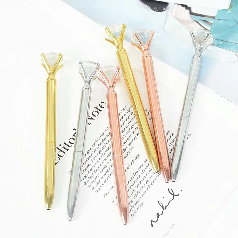 1Pc Luxury Portable Crystal Diamond Hat Business Ballpoint Pen Rose Gold Silver Ballpen For Office School Stationery Supplies
1Pc Luxury Portable Crystal Diamond Hat Business Ballpoint Pen Rose Gold Silver Ballpen For Office School Stationery Supplies