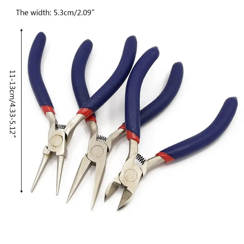 3 Pcs/Set Pliers Jewelry Making Pliers Tools Supplies DIY Jewellery Pliers Accessories
3 Pcs/Set Pliers Jewelry Making Pliers Tools Supplies DIY Jewellery Pliers Accessories