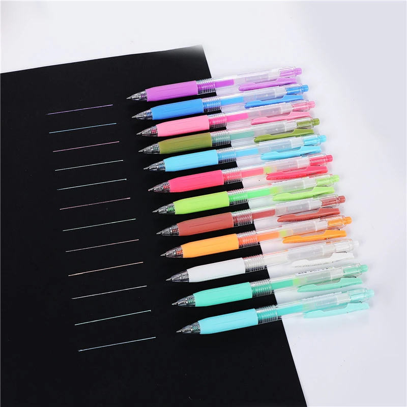 12 PCS/lot Kawaii Gel Pen Set Colorful Highlighters Painting Drawing Ball Pen Art Office School Stationery Supplies 040134
12 PCS/lot Kawaii Gel Pen Set Colorful Highlighters Painting Drawing Ball Pen Art Office School Stationery Supplies 040134