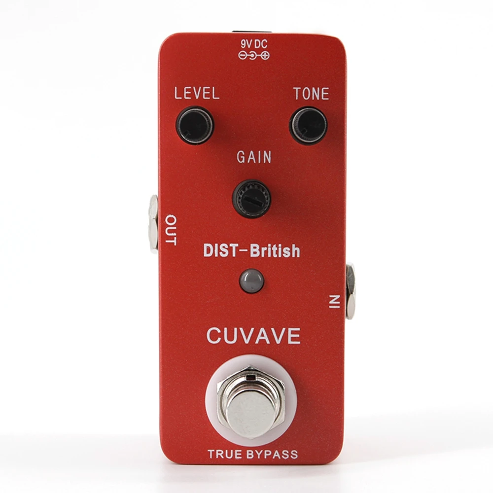CUVAVE DIST-British Classic Distortion Guitar Effect Pedal True Bypass Fully Metal Shell Guitar Parts & Accessories
CUVAVE DIST-British Classic Distortion Guitar Effect Pedal True Bypass Fully Metal Shell Guitar Parts & Accessories