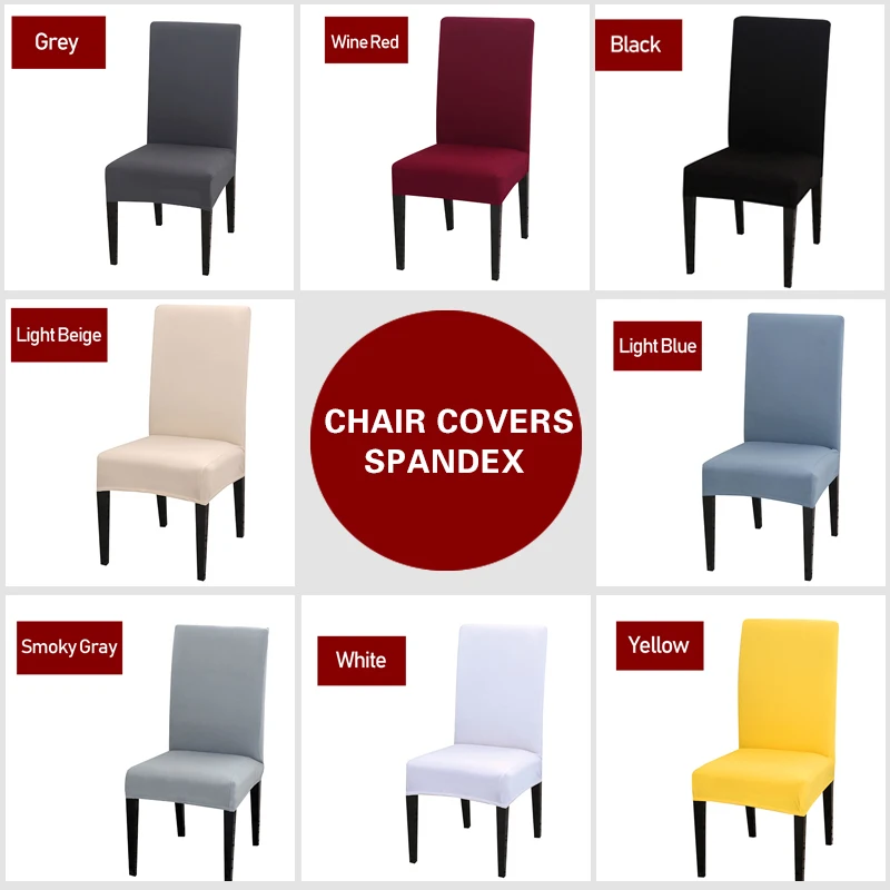 Solid Grey Color Chair Covers Spandex Dining Room Stretch Seat Cover Chair Protective Case for Restaurant basen ogrodowy
Solid Grey Color Chair Covers Spandex Dining Room Stretch Seat Cover Chair Protective Case for Restaurant basen ogrodowy