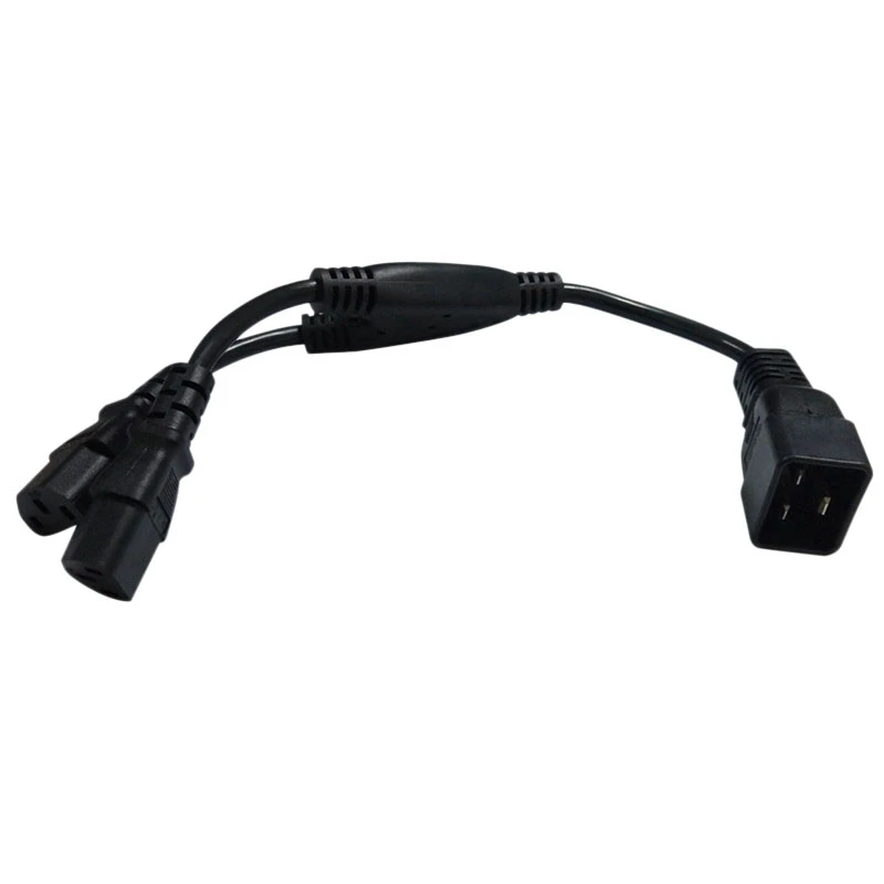 Кабель-разветвитель IEC 320 C20 «папа»-«мама» 2 x C13, шнур питания C13 C20, кабель питания для сервера
Кабель-разветвитель IEC 320 C20 «папа»-«мама» 2 x C13, шнур питания C13 C20, кабель питания для сервера