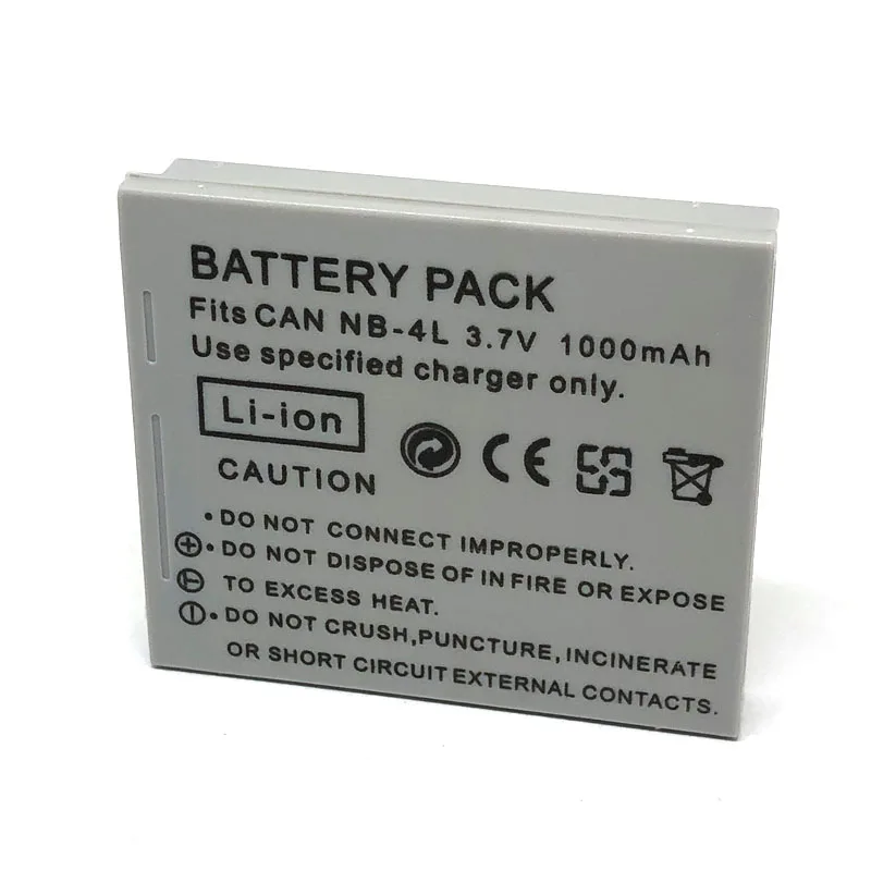 NB-4L NB4L Аккумулятор для Canon IXUS 30 40 50 55 60 65 80 100 I20 110 115 120 130 IS 117 220 225 230 255 H SD1000 SD1100 SD750 TX1
NB-4L NB4L Аккумулятор для Canon IXUS 30 40 50 55 60 65 80 100 I20 110 115 120 130 IS 117 220 225 230 255 H SD1000 SD1100 SD750 TX1
