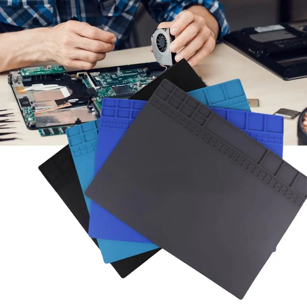Heat Insulation Soldering Pad Magnetic High Temperature Resistance Non-Slip Silicone Groove Working Mat Phone Repairing Tool
Heat Insulation Soldering Pad Magnetic High Temperature Resistance Non-Slip Silicone Groove Working Mat Phone Repairing Tool