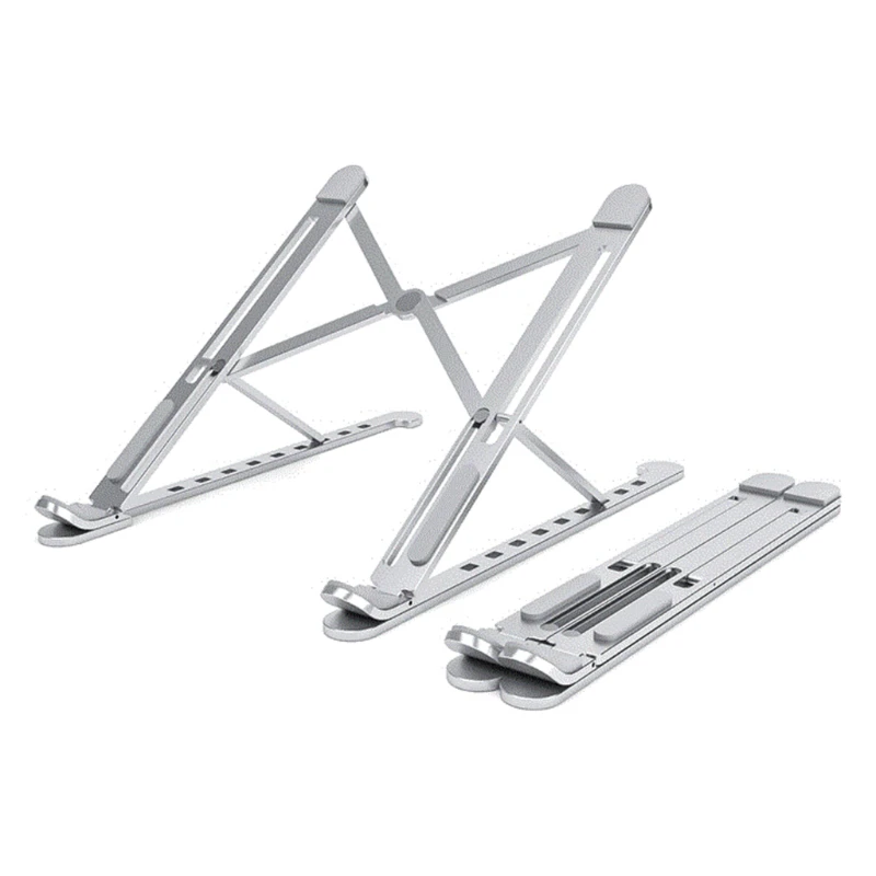 Laptop Computer Riser Holder Heat Dissipation Bracket Aluminum Alloy Desktop Adjustable Lifting Stand Anti-slip
Laptop Computer Riser Holder Heat Dissipation Bracket Aluminum Alloy Desktop Adjustable Lifting Stand Anti-slip
