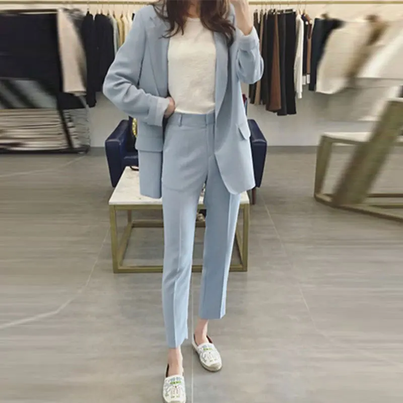 Women Single botton Work Blazer Suits OL Pants Suit Notched Blazers Jackets With Trouser Two Pieces Set Red Pink GREEN
Women Single botton Work Blazer Suits OL Pants Suit Notched Blazers Jackets With Trouser Two Pieces Set Red Pink GREEN