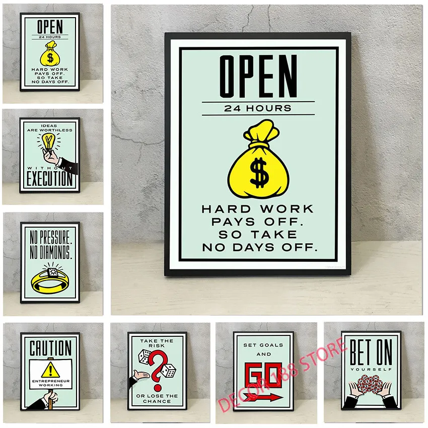 Cartoon Street Graffiti Art Monopolying Time Is Money Painting Poster HD Prints Canvas Wall Art Picture Living Room Home Decor
Cartoon Street Graffiti Art Monopolying Time Is Money Painting Poster HD Prints Canvas Wall Art Picture Living Room Home Decor