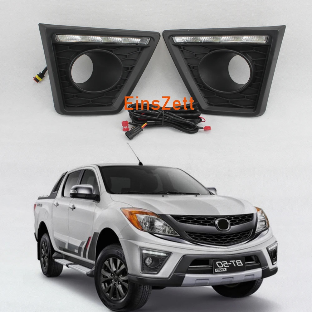 1 комплект автомобильные DRL Противотуманные светильник в сборе для Mazda BT-50 2012 ~
